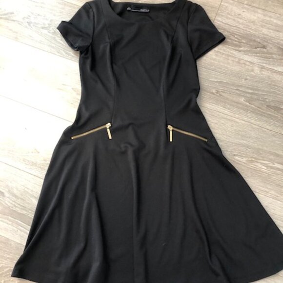 Chetta B Black Knit Sheath Dress – Size 4 (Career to Cocktail) - Picture 2 of 5